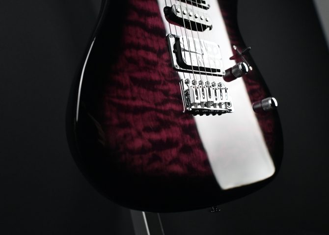 Ibanez GRX70QA-TVT Gio Series Transparent Violet Sunburst #832