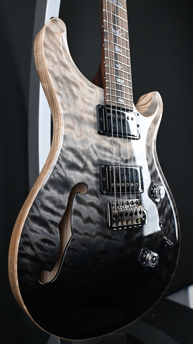 PRS Wood Library Custom 24 Semi-Hollow Quilt 10-Top Frostbite #656