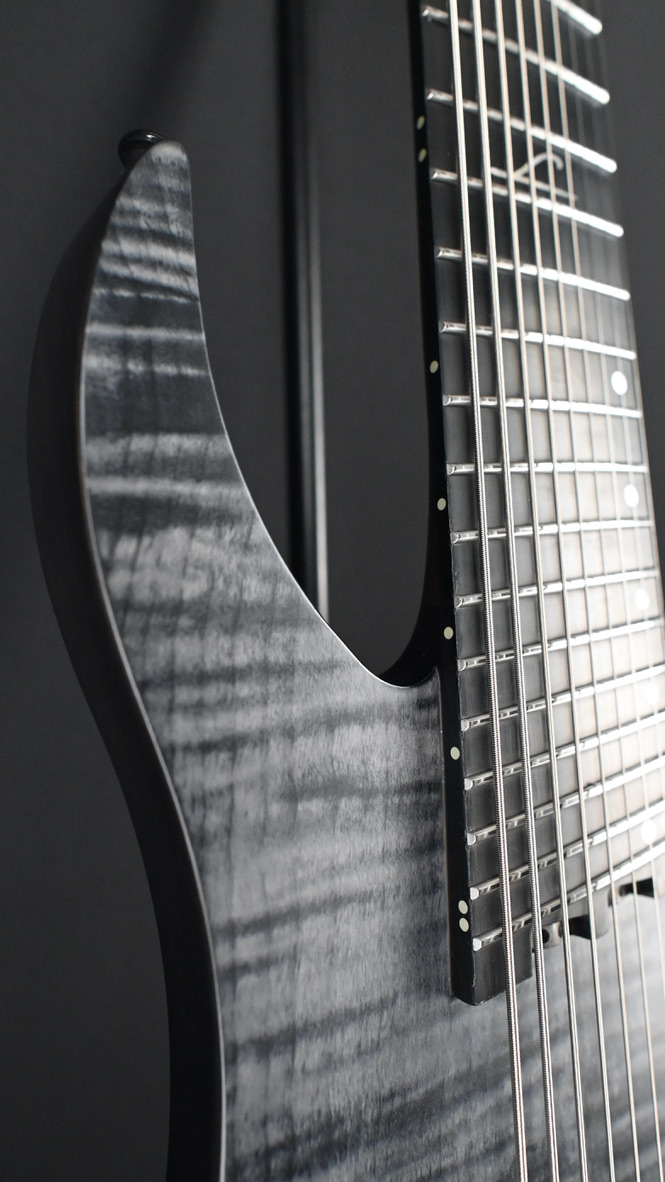 Legator G9F-BK Satin Flame Maple Black 9-string Multi-Scale #162