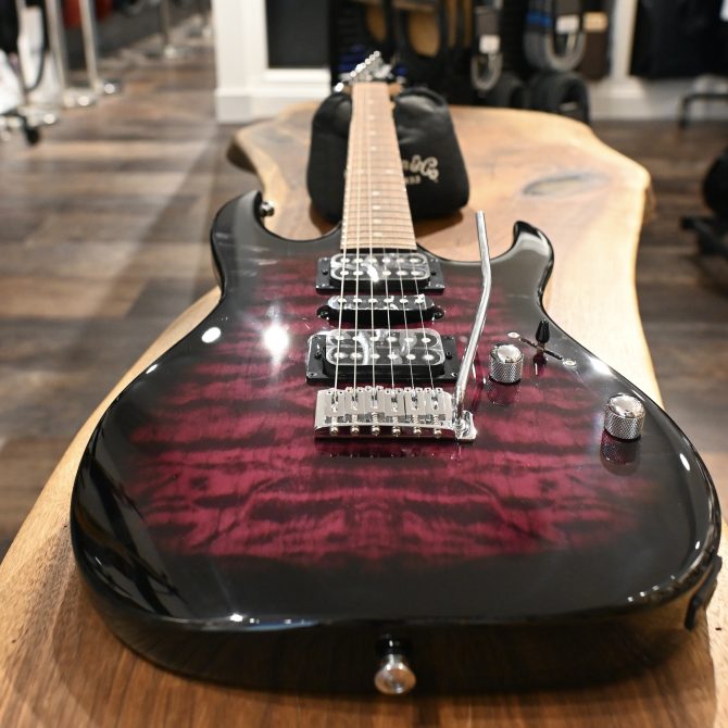 Ibanez GRX70QA-TVT Gio Series Transparent Violet Sunburst #827