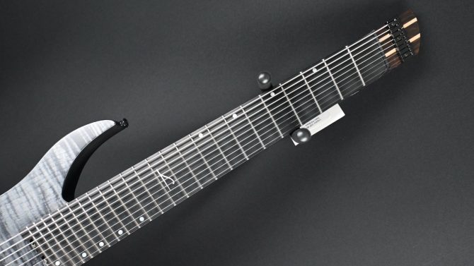 Legator G9F-BK Satin Flame Maple Black 9-string Multi-Scale #162
