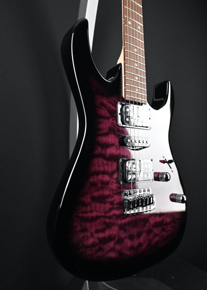 Ibanez GRX70QA-TVT Gio Series Transparent Violet Sunburst #832