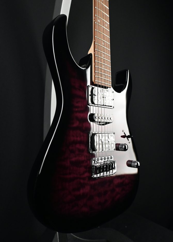 Ibanez GRX70QA-TVT Gio Series Transparent Violet Sunburst #829