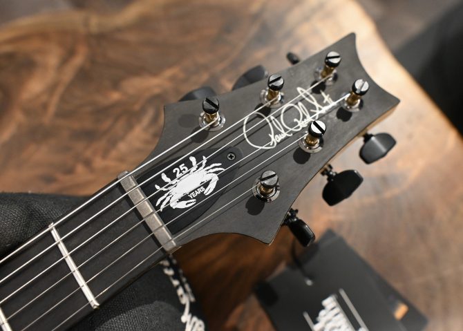 PRS Wood Library Custom 24 Semi-Hollow One-Piece Artist Grade Top Espresso #011