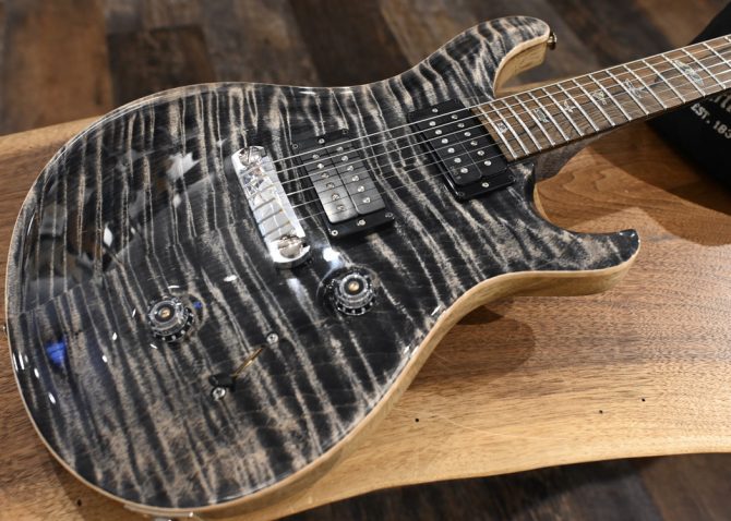 PRS Wood Library Custom 24 Stoptail Limited Edition Charcoal #317
