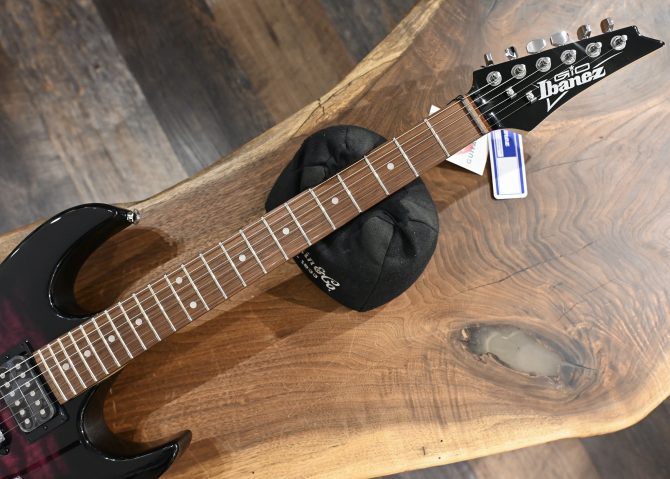 Ibanez GRX70QA-TVT Gio Series Transparent Violet Sunburst #827