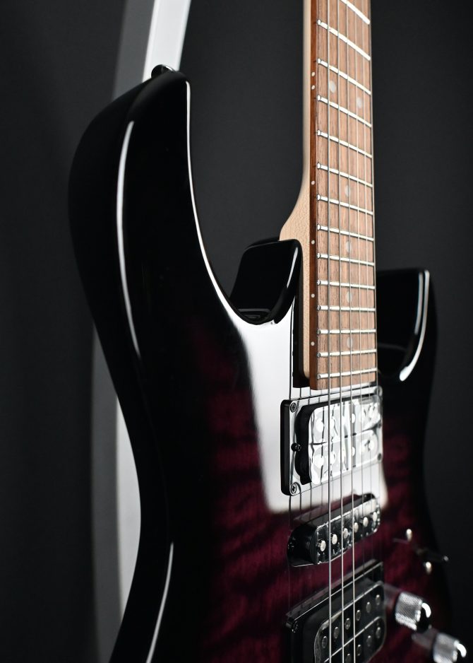 Ibanez GRX70QA-TVT Gio Series Transparent Violet Sunburst #829