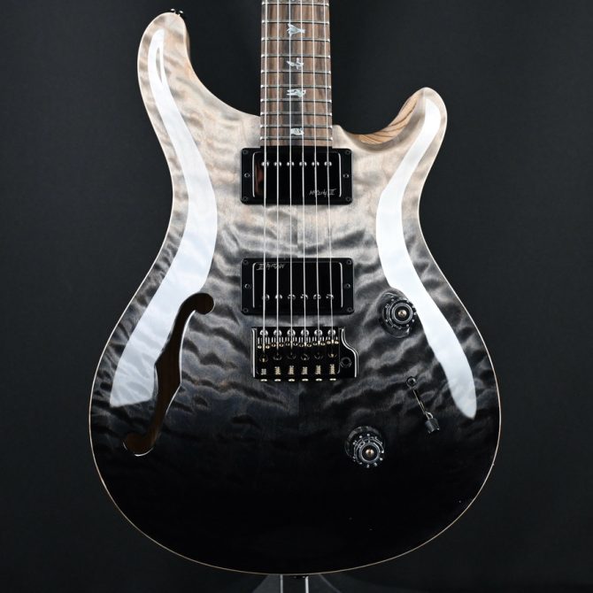 PRS Wood Library Custom 24 Semi-Hollow Quilt 10-Top Frostbite #656