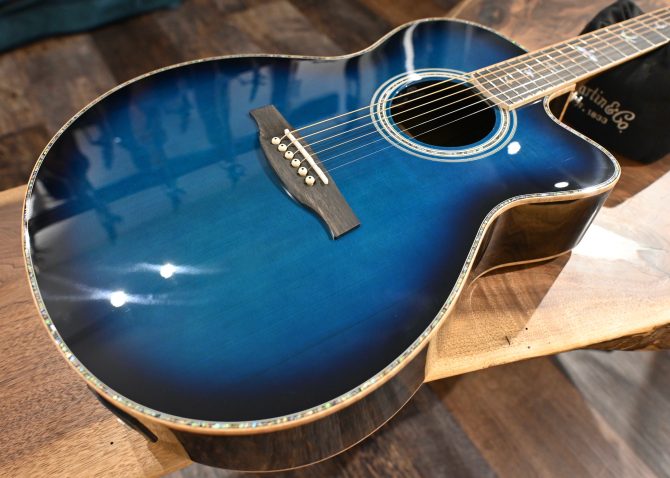 PRS SE Angelus A60E Cobalt Blue Burst #742