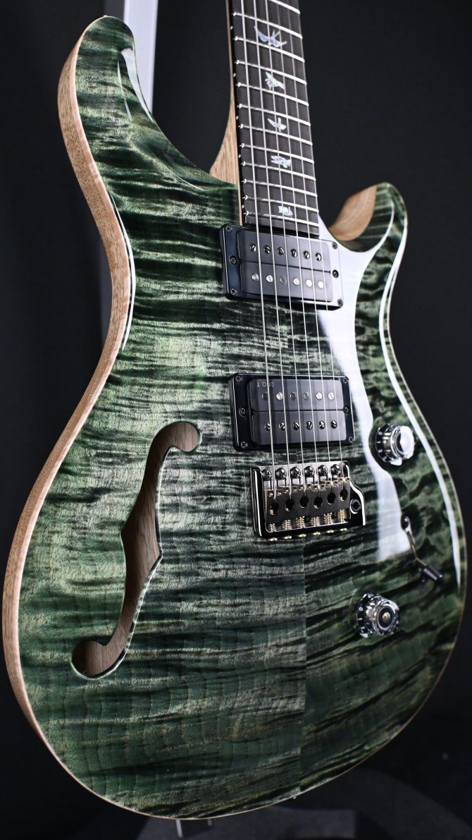 PRS Wood Library Custom 24 Semi-Hollow 10-Top Sage #012