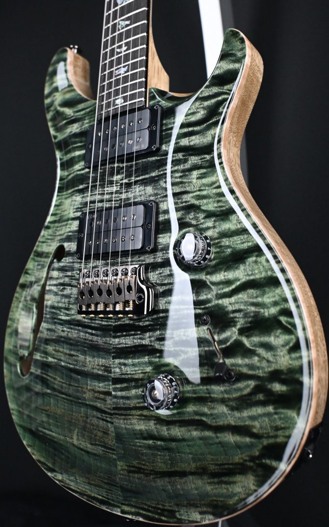 PRS Wood Library Custom 24 Semi-Hollow 10-Top Sage #012