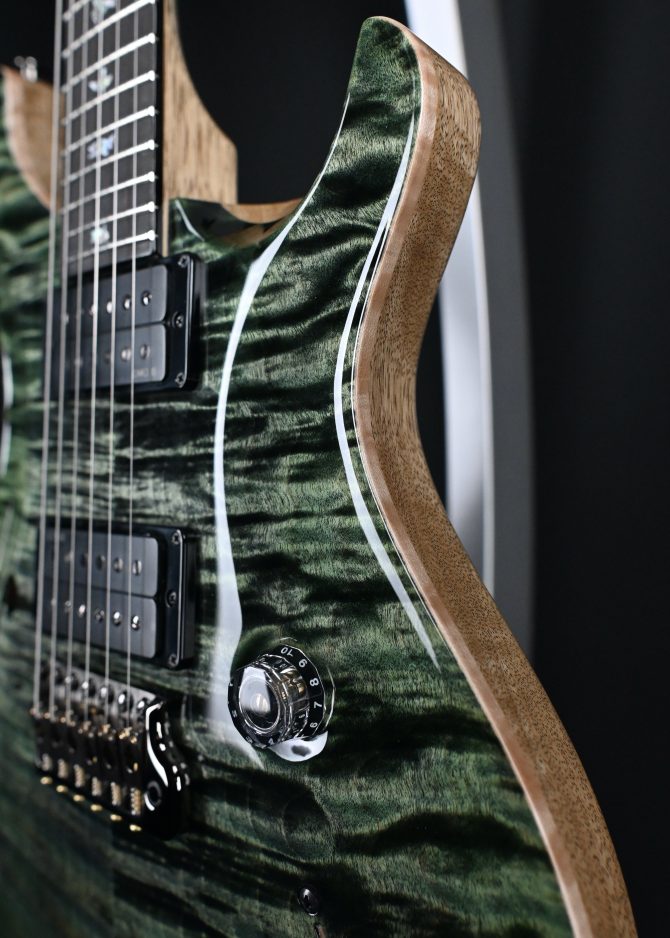 PRS Wood Library Custom 24 Semi-Hollow 10-Top Sage #012