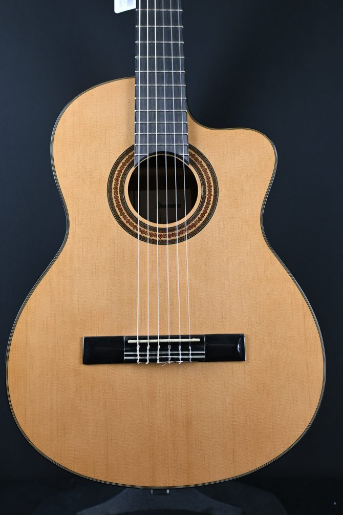 Ibanez GA6CE-AM Amber High Gloss Classical Guitar #299