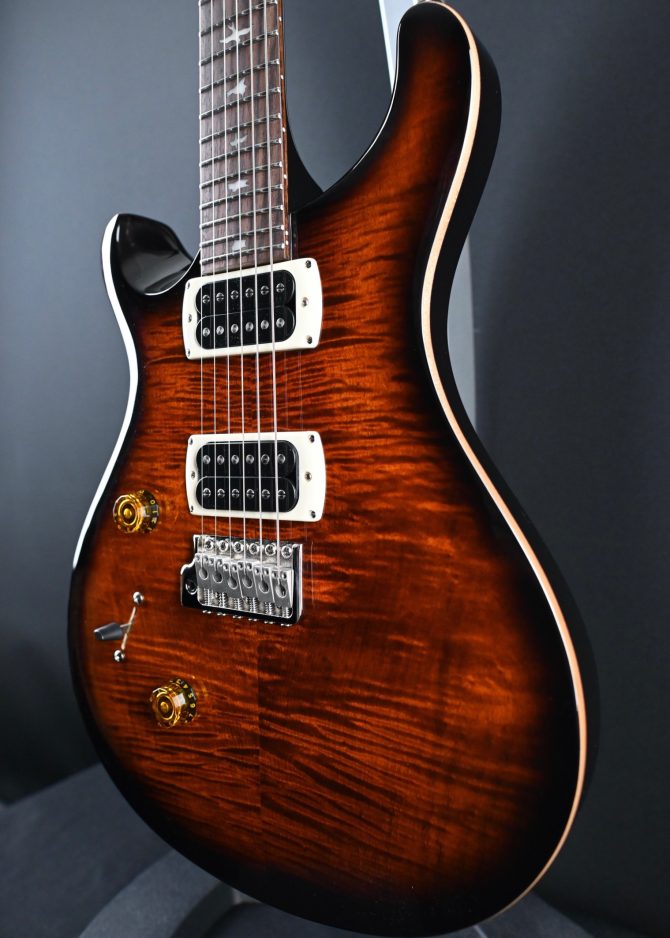 PRS SE Custom 24 "Lefty" Black Gold Sunburst #081