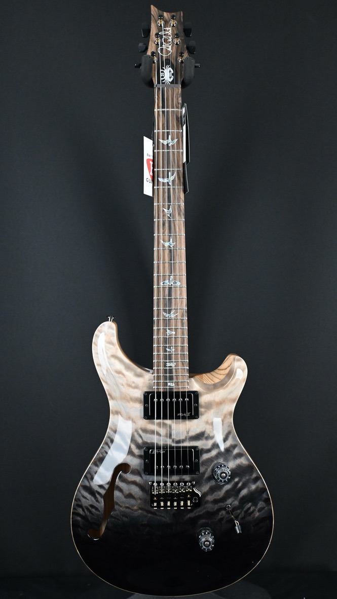 PRS Wood Library Custom 24 Semi-Hollow Quilt 10-Top Frostbite #656