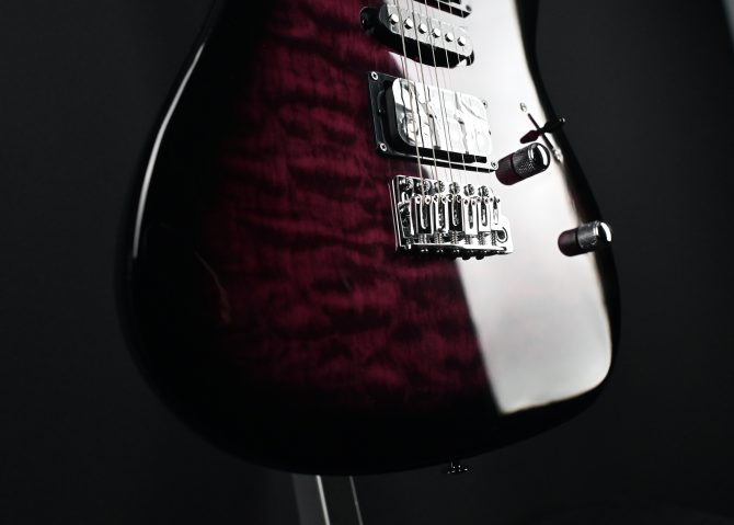 Ibanez GRX70QA-TVT Gio Series Transparent Violet Sunburst #829