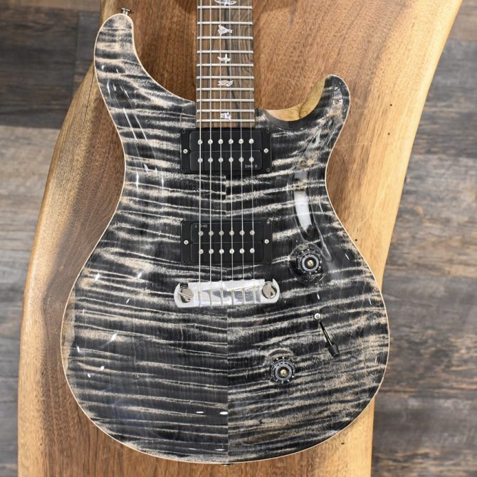 PRS Wood Library Custom 24 Stoptail Limited Edition Charcoal #317