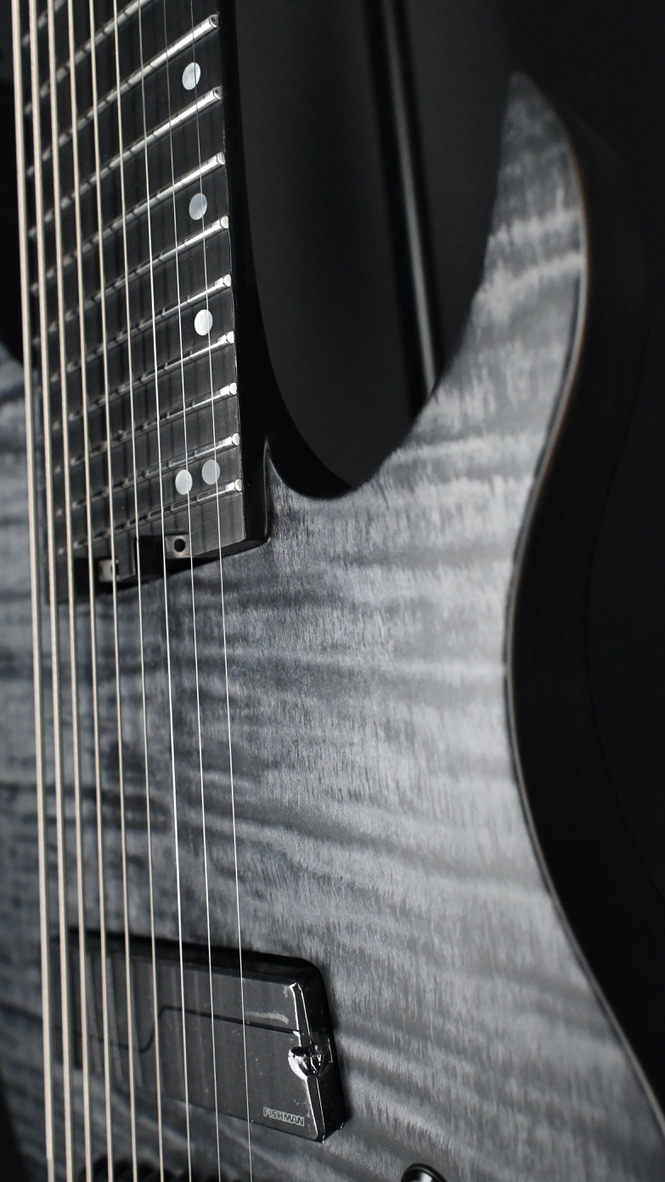 Legator G9F-BK Satin Flame Maple Black 9-string Multi-Scale #162