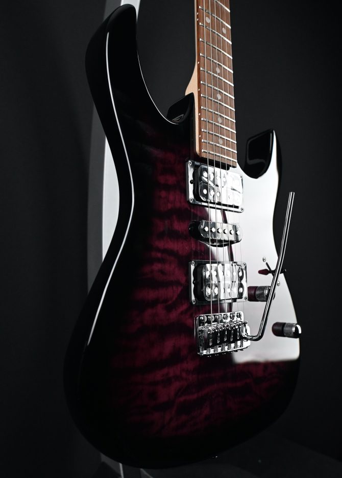 Ibanez GRX70QA-TVT Gio Series Transparent Violet Sunburst #827