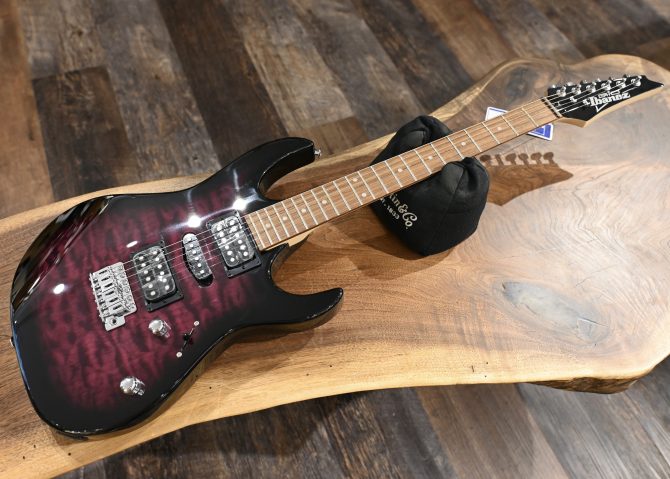 Ibanez GRX70QA-TVT Gio Series Transparent Violet Sunburst #829