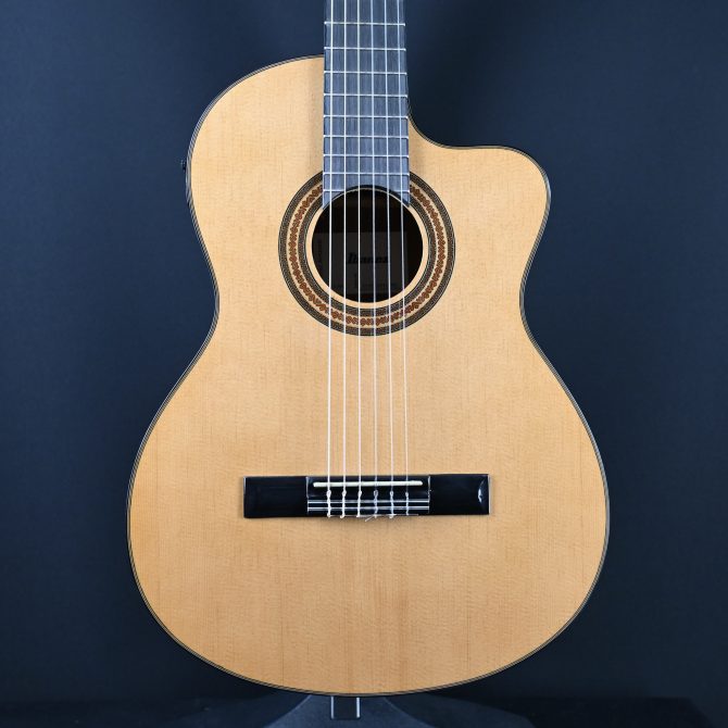 Ibanez GA6CE-AM Amber High Gloss Classical Guitar #299