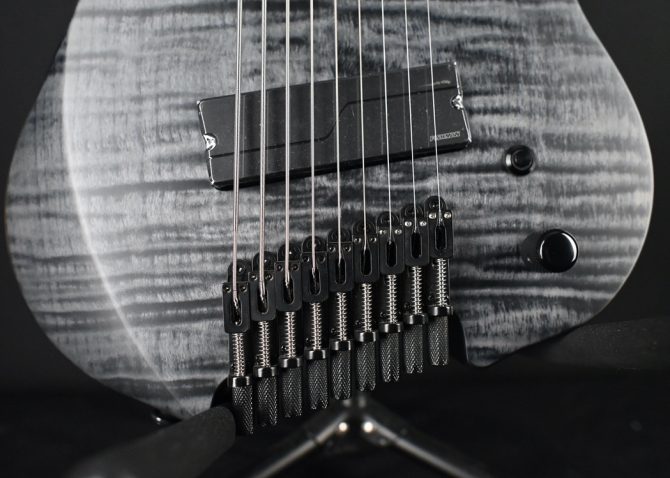 Legator G9F-BK Satin Flame Maple Black 9-string Multi-Scale #162