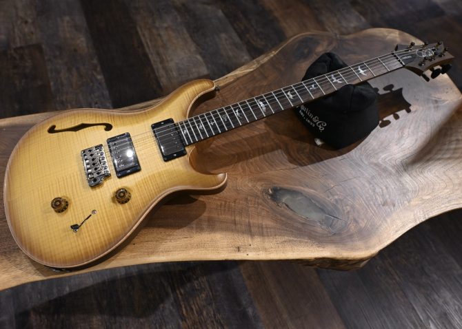 PRS Wood Library Custom 24 Semi-Hollow 10-Top Livingston Lemondrop 2024