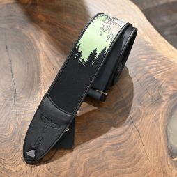 PRS Limited Edition Private Stock "Mountain Scene Inlay" Guitar Strap Multicolor/Black