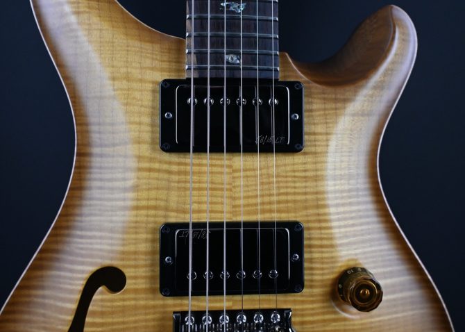 PRS Wood Library Custom 24 Semi-Hollow 10-Top Livingston Lemondrop 2024