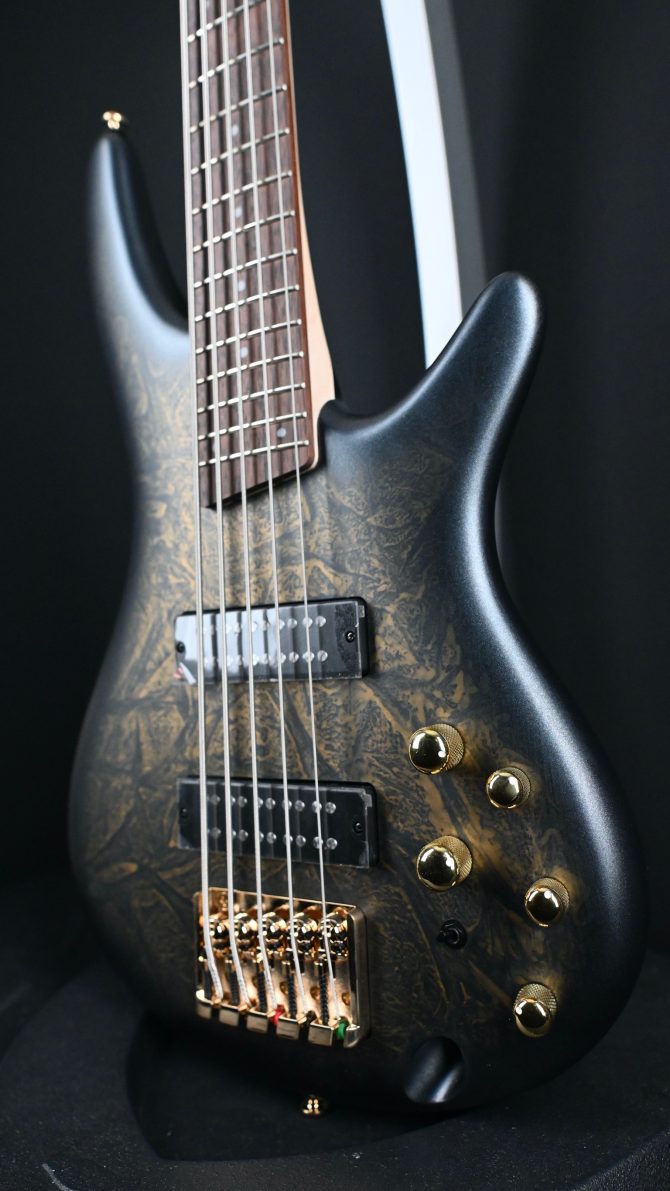 Ibanez SR305EDX-FDM 5-String Bass Guitar Frozen Gold Matte #131