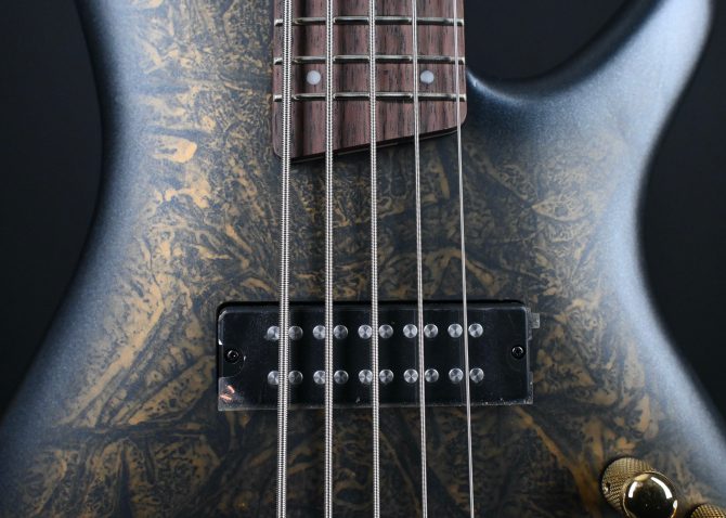 Ibanez SR305EDX-FDM 5-String Bass Guitar Frozen Gold Matte #131