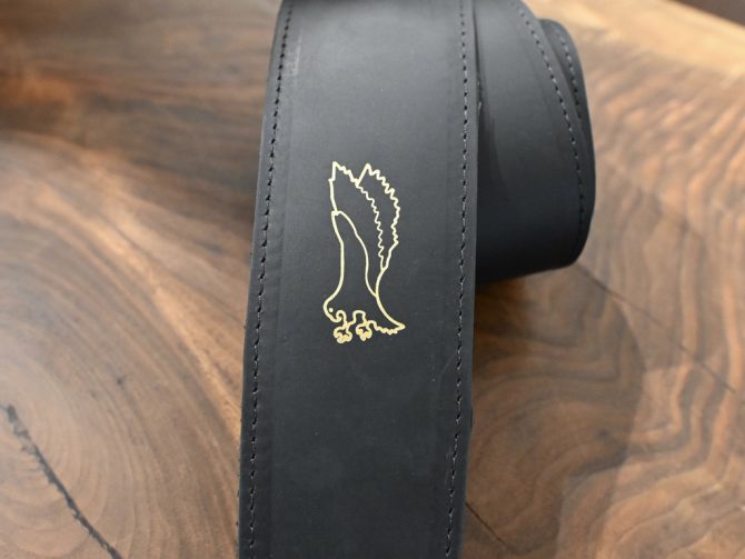Private Stock "Branded Eagle" Guitar Strap Black