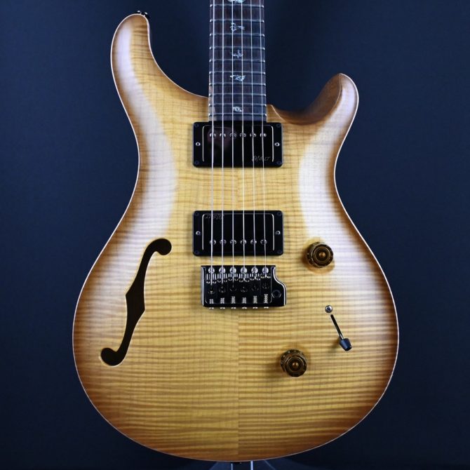 PRS Wood Library Custom 24 Semi-Hollow 10-Top Livingston Lemondrop 2024