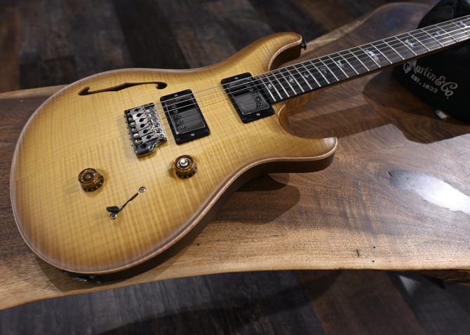 PRS Wood Library Custom 24 Semi-Hollow 10-Top Livingston Lemondrop 2024