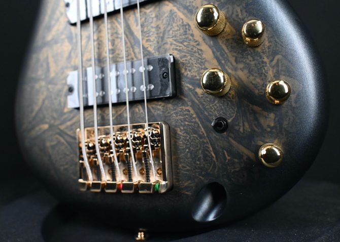 Ibanez SR305EDX-FDM 5-String Bass Guitar Frozen Gold Matte #131