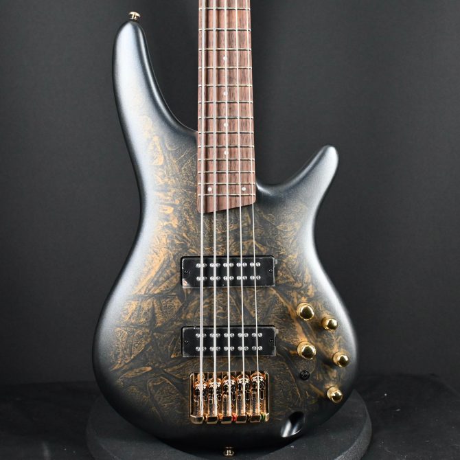 Ibanez SR305EDX-FDM 5-String Bass Guitar Frozen Gold Matte #131