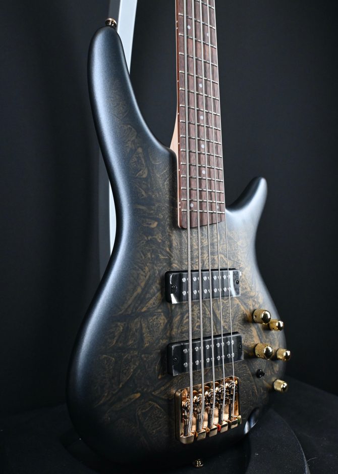 Ibanez SR305EDX-FDM 5-String Bass Guitar Frozen Gold Matte #131