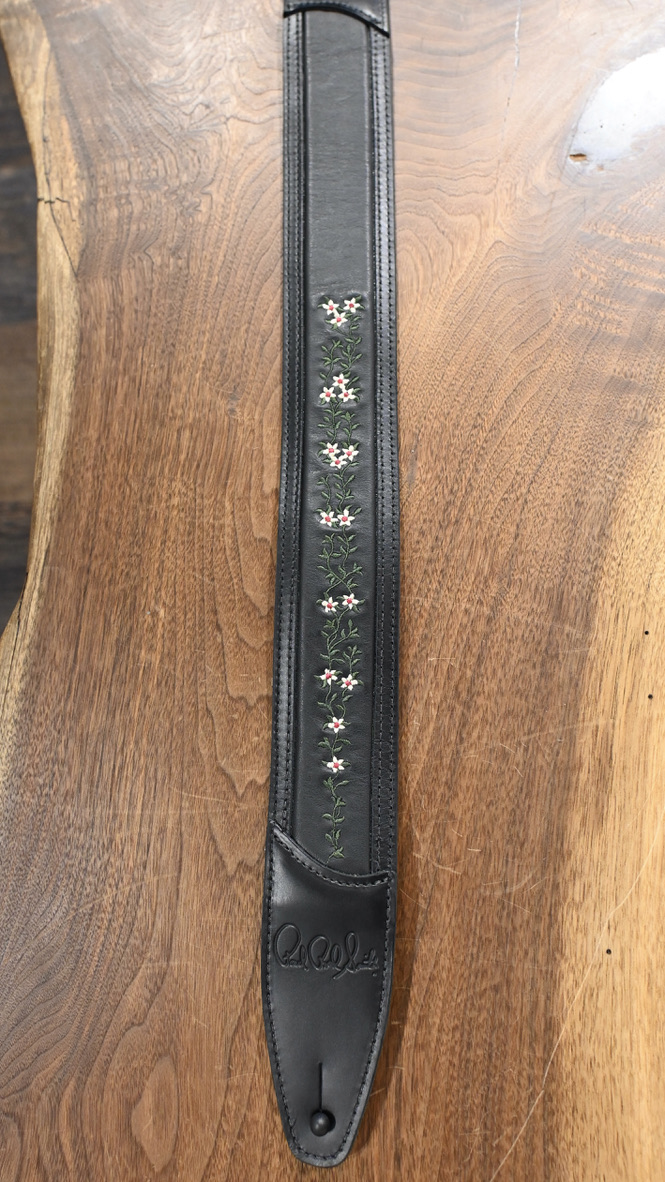 PRS Limited Edition Private Stock "Tree of Life" Leather Guitar Strap Black
