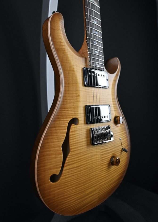 PRS Wood Library Custom 24 Semi-Hollow 10-Top Livingston Lemondrop 2024