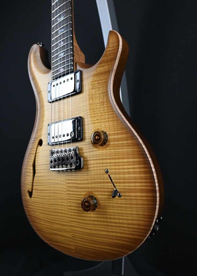PRS Wood Library Custom 24 Semi-Hollow 10-Top Livingston Lemondrop 2024