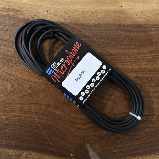 CBI Cables Artist Series ML2-30 30' Microphone Cable