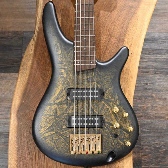 Ibanez SR305EDX-FDM 5-String Bass Guitar Frozen Gold Matte #131