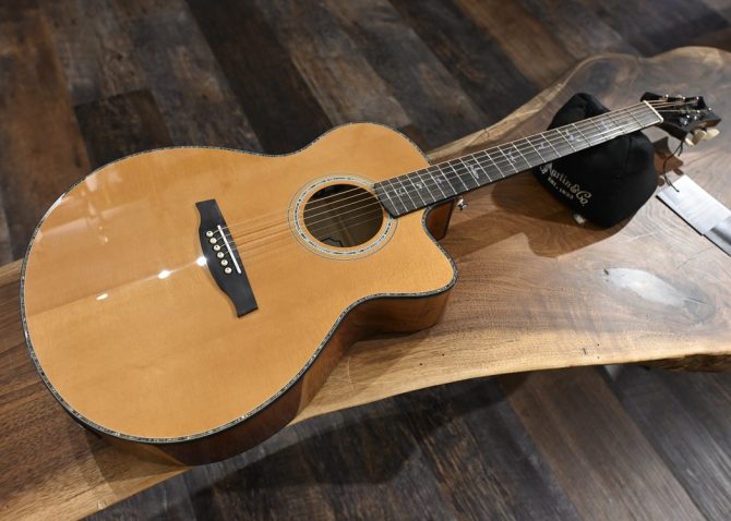 PRS SE Angelus A50E Black Gold #046