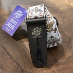 Lock-It Retro Vintage Series White/Brown Floral Strap