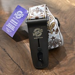 Lock-It Retro Vintage Series White/Brown Floral Strap